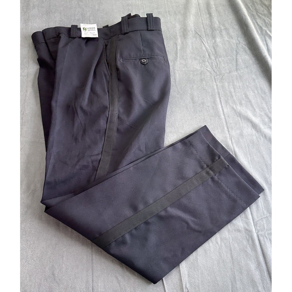 Horace‎ Small HS21498 36X31 Blue Black Side Stripe 4 Pocket Uniform Pants NEW